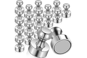 MAGXCENE Neodym Magnete Extra Stark 20 Stück Mini Magnetenn 12 X 16mm, Magnete für Magnettafel, Starke Magnete für Kühlschrank, Stecktafel, Pinnwand, Whiteboard (Nicht für Glasmaterialien geeignet)