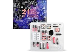 GLOSS ! Calendario de Adviento de Maquillaje – Set de Maquillaje para Mujer, Set de Regalo – Idea de Regalo, Cumpleaños, Navidad, Maestra, Día de la Madre - STAR