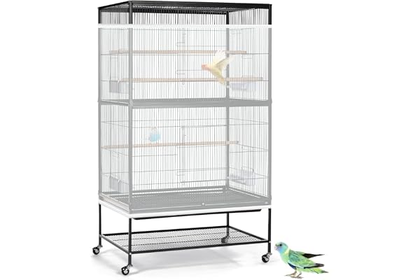 ASOCEA Extra Large Cage À Oiseaux Graines De Recueil De Graines Jupe Garde Couverture de Cage à Oiseaux Filet de Perroquet en Maille de Nylon pour Cages Rondes et Carrées (Blanc, 118*31.5in/300*80cm)