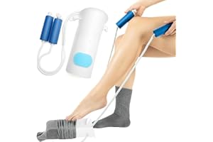 VOSSOT Aiuto per indossare calze, aiuto per calze, calze di alta qualità dopo l'intervento dell'anca, calzino per anziani, donne incinte e persone immobili