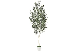 Alupssuc Olivo Artificial 150cm, Plantas Artificiales Decorativas, Olivo Artificial Grande de Interior y Exterior Decoración para Hogar, Oficina, Casa, Balcón, Dormitorio