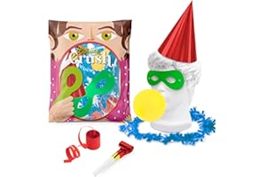 OH YEAH - 10 Bolsas de Cotillón 6 Piezas - Bolsa Accesorios Fiesta Crush Nochevieja - Nochevieja - Cotillón Fin de Año - Fiesta Fin de Año - Decoración Fiesta - Accesorios Nochevieja - DISEÑO ÚNICO