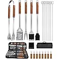 KALAHOL 21-in-1 BBQ Tools Set Extra Thick Stainless Steel Grill Tool Set with Storage Bag, Premium Complete BBQ Utensils Set for Outdoor Camping, main image 0