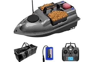 DYJD GPS Smart RC Wireless Bait Boat 2 kg di ricarica automatica di alimentazione ritorno telecomando distanza 500 m Angel Nest Boat (fibra di carbonio)