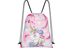 HAGOT gymväska barn, sportväska, gymväska flickor, simväska barn, sportväska barn, ryggsäck flickor, #G rosa, 28*22cm, Designer