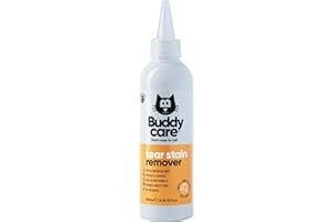Buddycare Détachant pour larmes de chat | Détachant à action rapide pour chats | Formule d'origine naturelle, pH équilibré (200 ml)