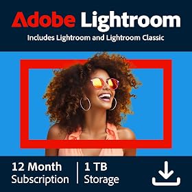 Adobe Lightroom with Lightroom Classic 1 TB & McAfee Total Protection 2026 |6 Devices | 12 Months | Digital download - View 6