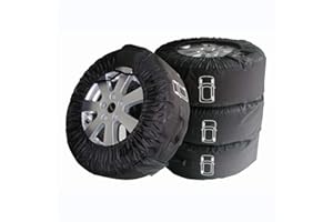 PAT EUROPE B.V. 4 Stk Reifenhüllen PROFI Reifen Schutzhülle 13 bis 18 Zoll PREMIUM Reifentaschen (bis eine Breite von 280 mm)