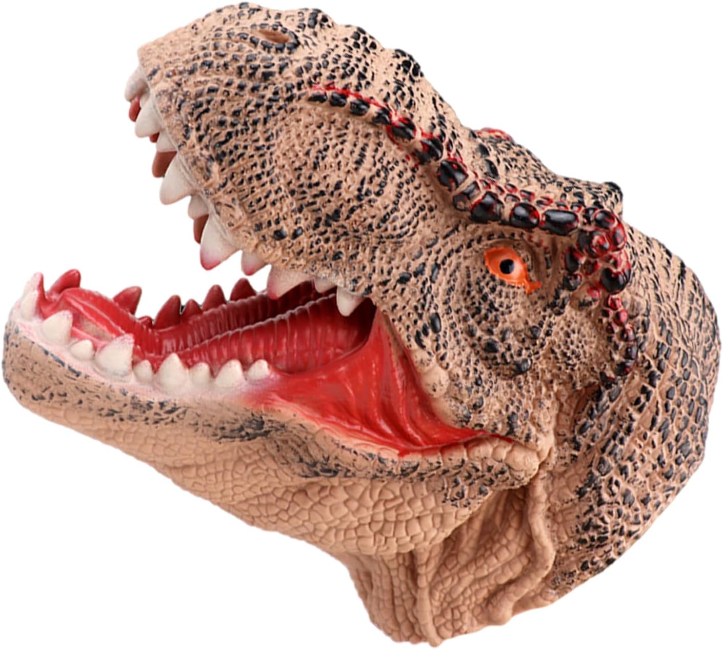 Juguetes De dinosauriodeGoma – Marioneta T Rex De 19x16 Cm, dinosauriodeMano De Goma De Vinilo, Guante Educativo con Cabeza De dinosauriodeBoca Flexible | Juguete Interactivo De dinosaurioPara