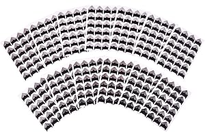 iGadgitz Home U7012 Self-Adhesive Photo Corners (312 Pieces), Photo Mounting Corners, Picture Corners Stickers - Silver