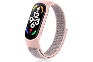 YISICA Nylonowe opaski do Xiaomi Band 7 Opaska & Mi Band 6 Opaska & Mi Band 5 Pasek, Miękkie oddychające paski sportowe do Xiaomi Mi Band 7/6/5 Kobiety Mężczyźni