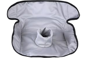 Hisprout 360 Comfort Universal Child Car Seat Protector Pad Seat Liner for Potty Training,Nappy Leaks & Toilet Training,Fit Car Seats(Gray)