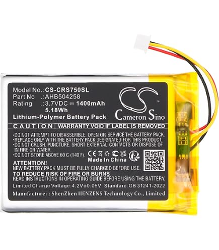 TECHTEK Batterie 2400mAh Compatible avec [Zebra] DS8100, DS8170, DS8178 remplace 82-176890-01, AS-000231, BTRY-DS81EAB0E