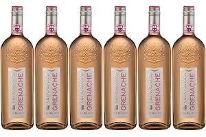 Grand Sud - Grenache aus Süd-Frankreich - Sortentypischer Lieblicher Roséwein (6 x 1 L)