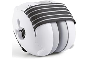 BABE PROTECT Babeprotect - Ear Protect - Casque Anti Bruit Bébé - Protection Auditive Certifiée CE 25 dB - Réglable et Confortable - Sommeil Amélioré - Idéal Avion, Fêtes, Déplacements - 0 à 36 Mois