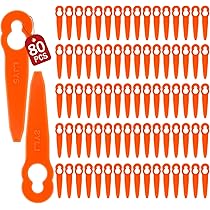 120 Pièces Accessoires De Lames En Plastique De Remplacement Pour STIHL Polycut 2 2 Fsa 45 Tondeuse A Gazon Coupe Herbe 73356413