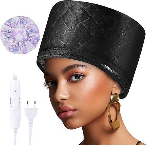 Gorro Térmico para Cabello SPA Gorro Térmico para el Cabello Impermeable 220V Gorro para el Cuidado del Cabello con Controlad