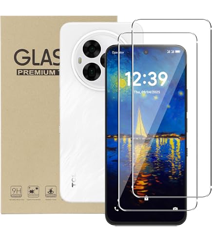 Tzstz 3 Pezzi Vetro Temperato Dello Schermo Protector per TCL 40 NXTPAPER/ TCL 40NXTPAPER 5G Durezza 9H Anti Graffio HD Pellicola Protettiva Dello Schermo