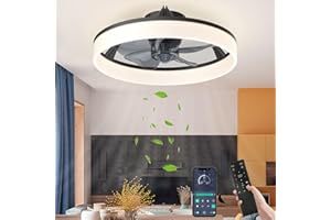 ‎YOCOMO YOCOMO Deckenventilator mit Beleuchtung LED Dimmbar ventilator lampe ventilatorlampen mit fernbedienung Timer Leise Moderne Deckenventilator Licht Für Wohnzimmer Schlafzimmer Esszimmer