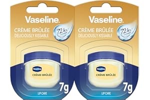 Vaseline Lip Therapy 7G Crème Brûlée | Balsamo labbra nutriente per un'idratazione ottimale | 2x7g (Crème Brûlée (2 Pezzo))