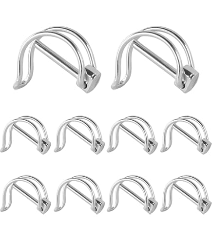 4 Stück Rohrklappsplinte 4,5x40mm - Sicherungsstifte Für Anhänger & Landwirtschaft