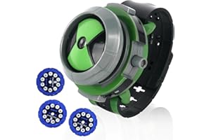KBIBCK Ben Omnitrix Watch,Children's Projection Watch,WatchOmnitrix Toys with Projector Projection Action Figure Model,Ben tenWatch for Children Christmas Birthday Gifts