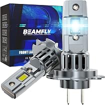 Ampoules H7 LED 20000lm 100W - Feux De Route Ou Croisement - Blanc 6500K - Compatible CANBus - 2 Pièces