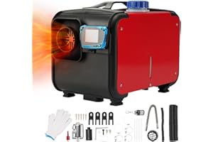Fesuda Luft Dieselheizung Standheizung 12V 8KW, All-in-one Diesel Lufterhitzer Dieselheizung mit LCD-Display & Fernbedienung, Luftheizung Air Diesel für Wohnmobil, Garage, Autoanhänger, LKW, Boot