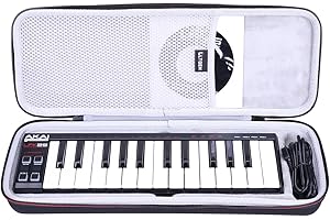 L LTGEM LTGEM Hartschalenhülle für Akai Professional LPK25 | 25 Tasten tragbare USB MIDI Tastatur Controller für Laptops (Mac & PC)