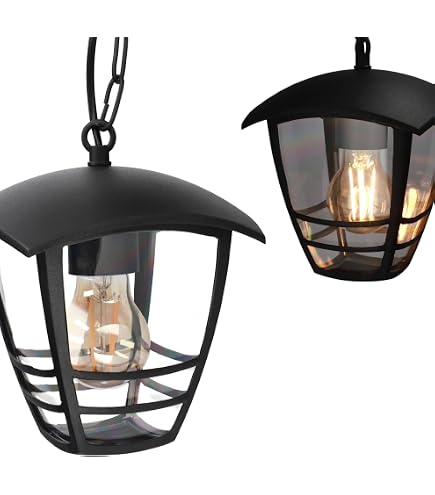 M Ledme Proiettore Da Esterno Design Plus – IP54, Attacco E27, Nero, Per Giardino, Terrazzo E Facciate