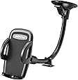 Car Phone Holder, Mpow Windscreen Car Phone Mount with Extra Dashboard Base and Long Flexible Arm Car Cradle for iPhone 11 Pro Max 11 Pro Xs Max Xs Xr X 8 7 Plus Samsung S10 S9 HTC Sony LG and More