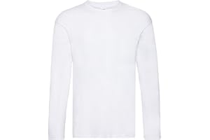 Fruit Of The Loom Long Sleeve Valueweight Tee Maglia, Uomo