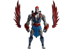 Masters of the Universe Origins 200X Stratos actionfigur | MOTU Cartoon Collection hjältekaraktär från 1980-talets TV, detaljerad design och vingfästen för armar, JHJ92