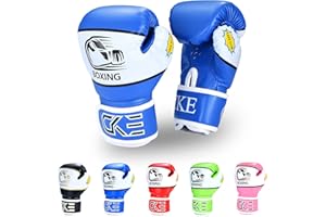 CKE Guantes de Boxeo para niños y niñas, niños pequeños de 5 a 12 años de Edad Guantes de Boxeo para Saco de Boxeo Kickboxing Muay Thai