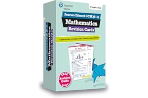 REVISE Edexcel GCSE (9-1) Mathematics Foundation Revision Cards: includes FREE online Revision Guide