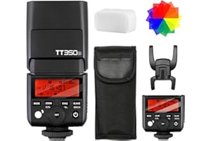 Godox TT350S Systemblitzgerät Kamerablitz Speedlite für Sony 2.4G Wireless X System 1/8000s TTL HSS Mini 2500mAh Lithium Battery 0.1~2.2s Recycle Time Gehörena 7Rll a7R a58 a99 ILCE6000L