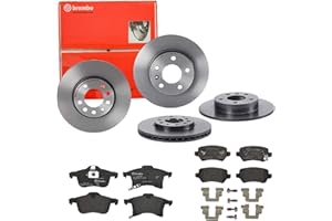 BREMBO BUNDLE Bremsen Set Bremsscheiben Bremsbeläge Brembo vorne hinten für für Opel Meriva A Zafira B