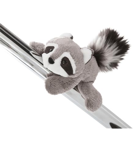 NICI Glubschis Porte-clés Raton Laveur Clooney 9 Cm – Peluche Super Douce – Collection Originale – Cadeau Enfant