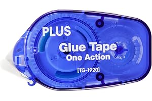 PLUS limrulle "ONE ACTION" TG-1920, enkel och ren användning, påfyllningsbar, syrafri, 8 m x 8,4 mm, 1 st