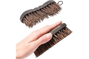 ‎ANIMALON Animalon Hufbürste für Pferde | Harte Naturborsten für Pflege | Extraklasse Bürste | Kleine Wurzelbürste für jede Putzbox