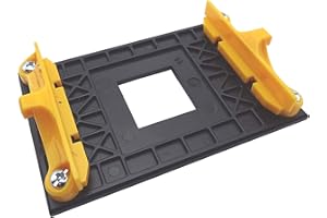 EC360® Bracket AMD AM4 Módulo de Retención de Placa Principal, Placa Posterior, Montura de Socket de CPU (Amarillo)