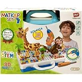 Birlik Oyuncak Eğitici 340 Par&ccedil;a 3D Yaratıcı Matkaplı Tamir Seti Oyuncak S&ouml;k Tak