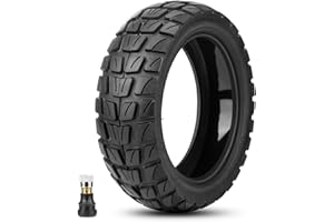 Amitor 10x2,75-6,5 Pneu sans chambre à air, Pneus de vélo tout-terrain auto-réparables avec valve, Pneus de rechange pour trottinette électrique de 10 pouces avec résistance à l'usure et longue durée