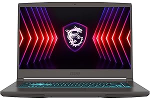 MSI Thin 15 B12UC-1842XES - Ordenador portátil de 15.6" Full HD (Intel Core i5-12450H, 16GB RAM, 512GB SSD, NVIDIA RTX 3050, Sin Sistema operativo) Color Gris - Teclado QWERTY español