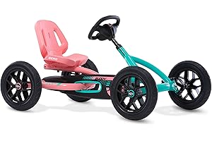 BERG Buddy Lua Pedal GoKart | Kinderfahrzeug, Tretfahrzeug mit hohem Sicherheitstandard, Luftreifen und Freilauf, Kinderspielzeug geeignet für Kinder im Alter von 3-8 Jahren