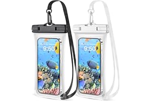CITAMAMA wasserdichte Handyhülle 2 Stück, IPX8 Unterwasser Handyhülle Waterproof Phone Case Wasserfeste Handytasche für iPhone 15 Pro Max 14 13 Galaxy S24 S23 Ultra, bis zu 6.9 Zoll