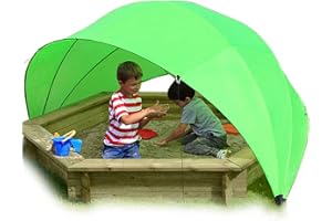 DELTA GARTENHOLZ Gartenpirat Sonnenschutz Laura Sonnensegel Dach für Sandkasten