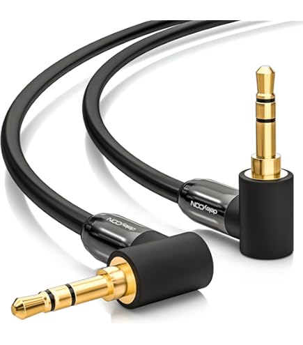 3,5mm Stereo Jack Kabel - Verguld - Premium - 5 meter - Blauw