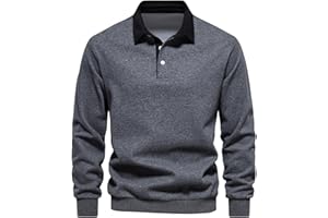 GÉNÉRIQUE Hommes Pull en Cachemire, Chemise Homme Manches Longues Hiver Chaud Classique Col en V, Chandails de Détente Confortable, Polo Homme Coupe Ajustée pour Sport Running Travail S-XXL