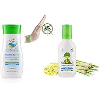 Mamaearth Deeply Nourishing wash for Babies (200 ml, 0-5 Yrs) & Anti Mosquito Fabric Roll On, 8ml Combo